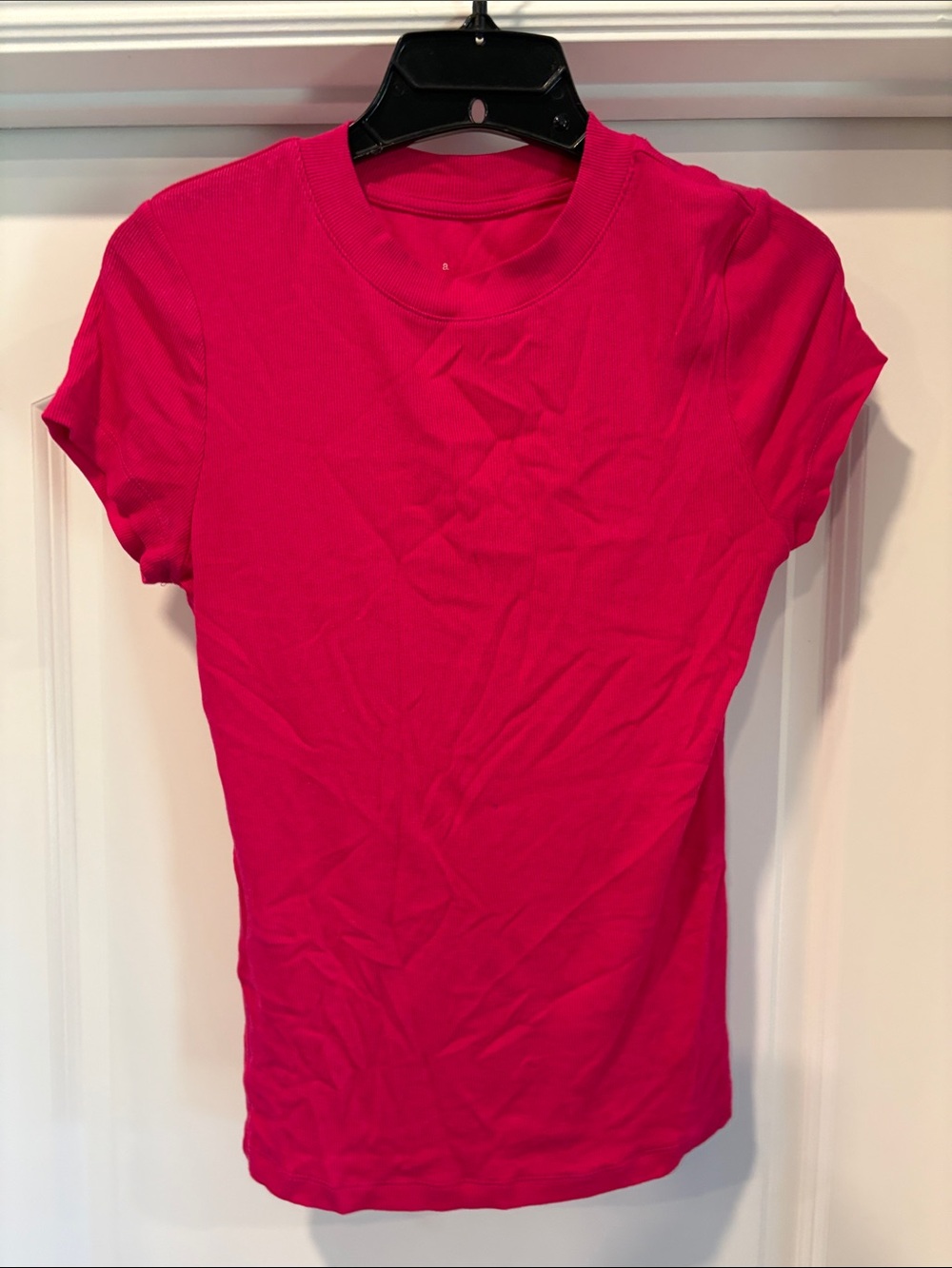 a new day Hot Pink Short Sleeve Crew Neck Tee